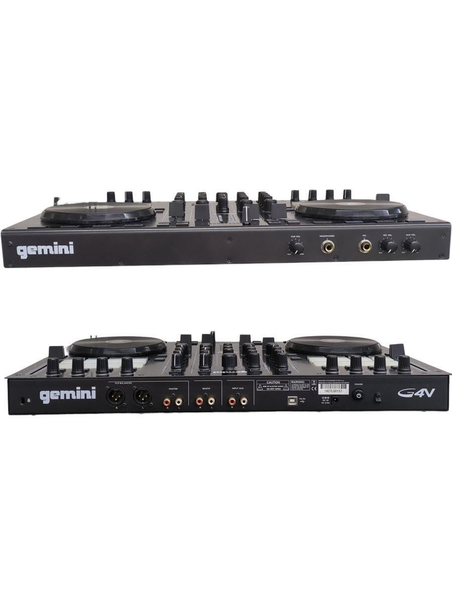 GEMINI*DJ оборудование /G4V/4-Channel Virtual DJ Controller