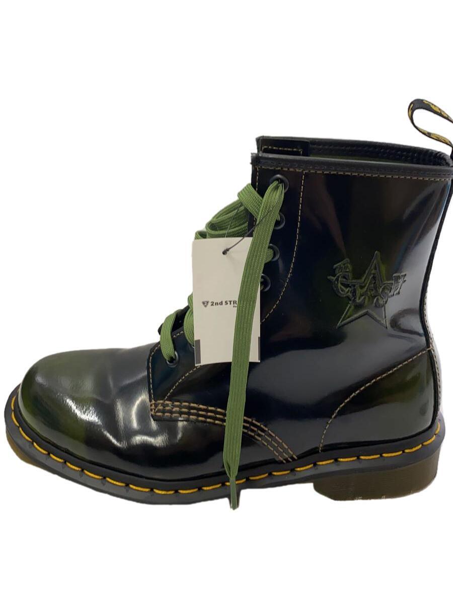 Dr.Martens◆ブーツ/US6/1460 THE CLASH/ARMY GREEN/8ホール