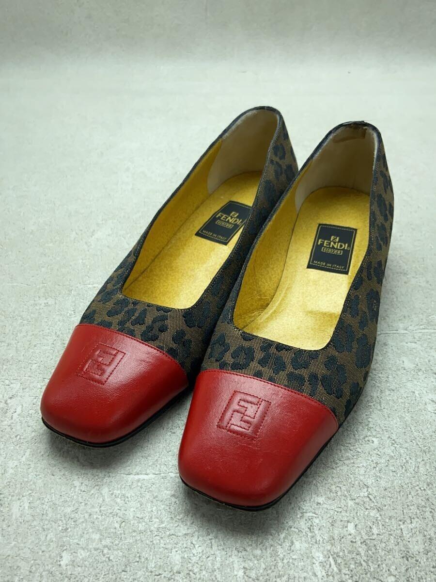 FENDI◆フラットパンプス/37.5/CML_画像2