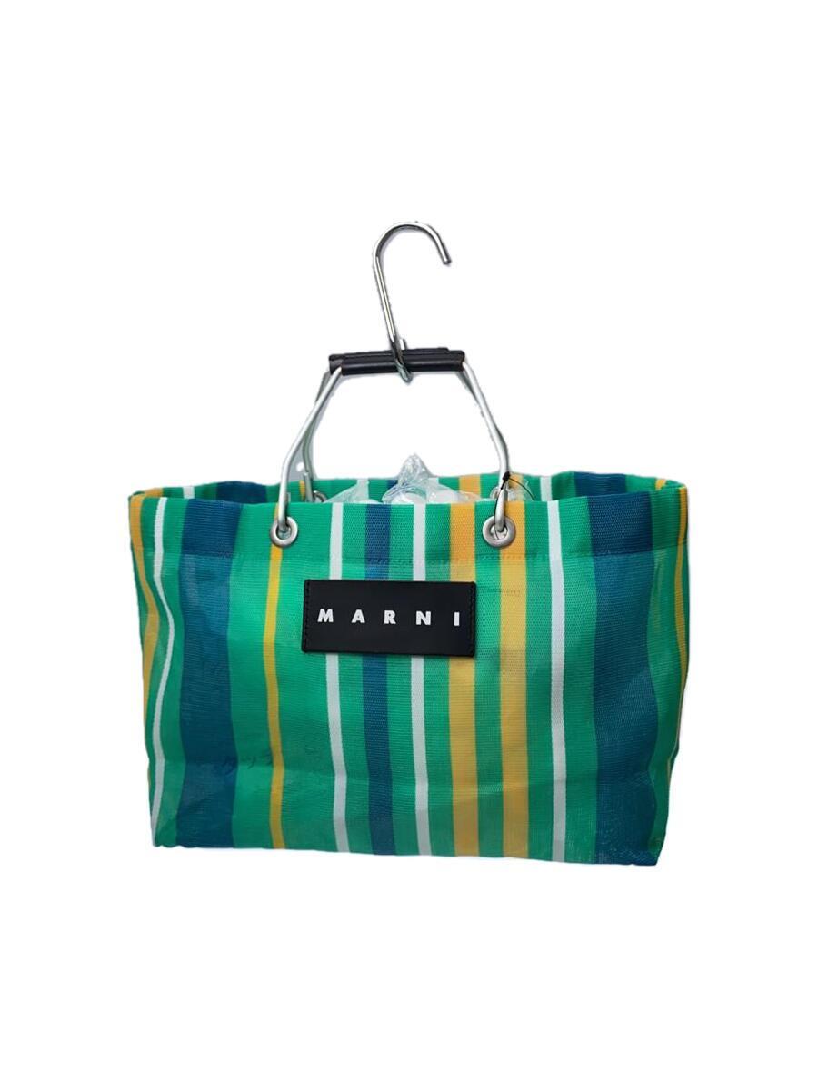 MARNI◆MARKET STRIPE BAG/トートバッグ/-/マルチカラー/ストライプ