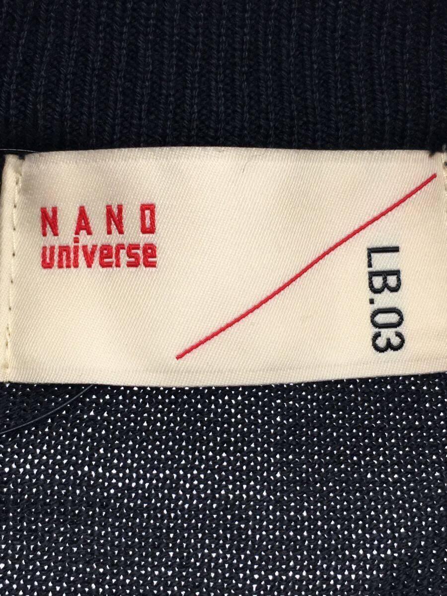 nano universe◆nano universe/6683122209/セーター(厚手)/S/コットン/GRY_画像3