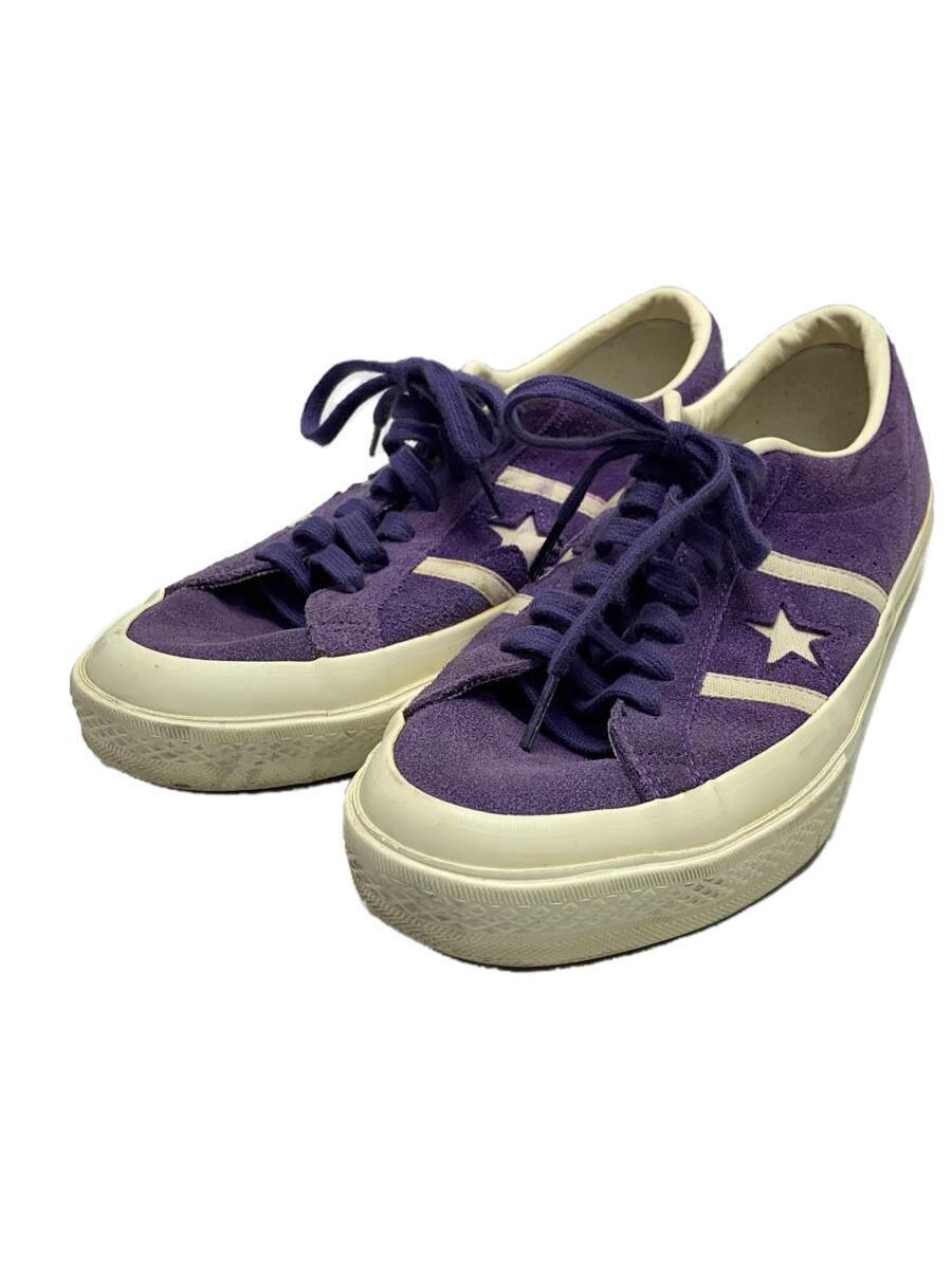 CONVERSE◆STAR&BARS SUEDE/ローカットスニーカー/27cm/PUP/1CL538_画像2