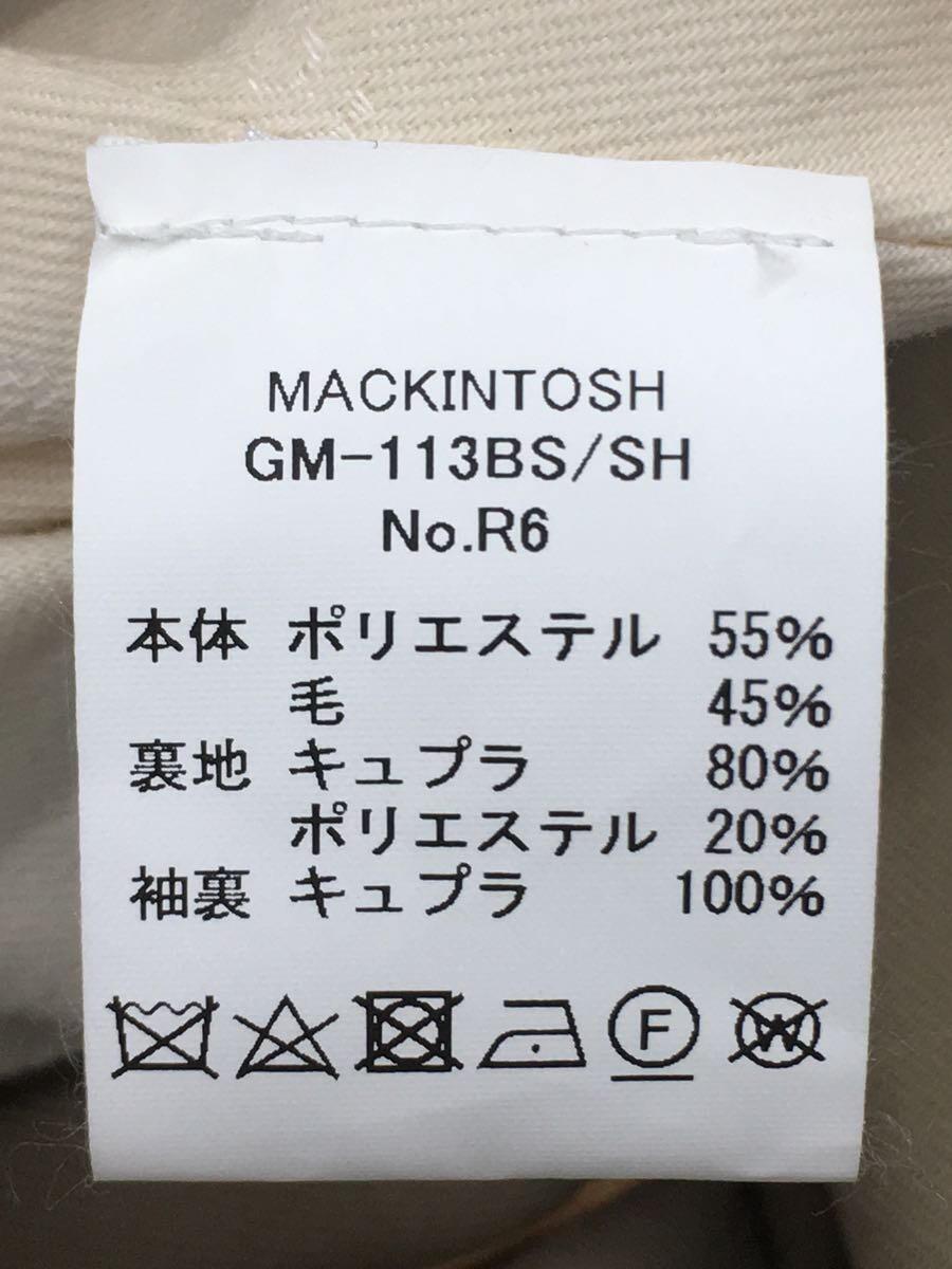 MACKINTOSH◆ステンカラーコート/34/ポリエステル/BEG/GM-113BS_画像5
