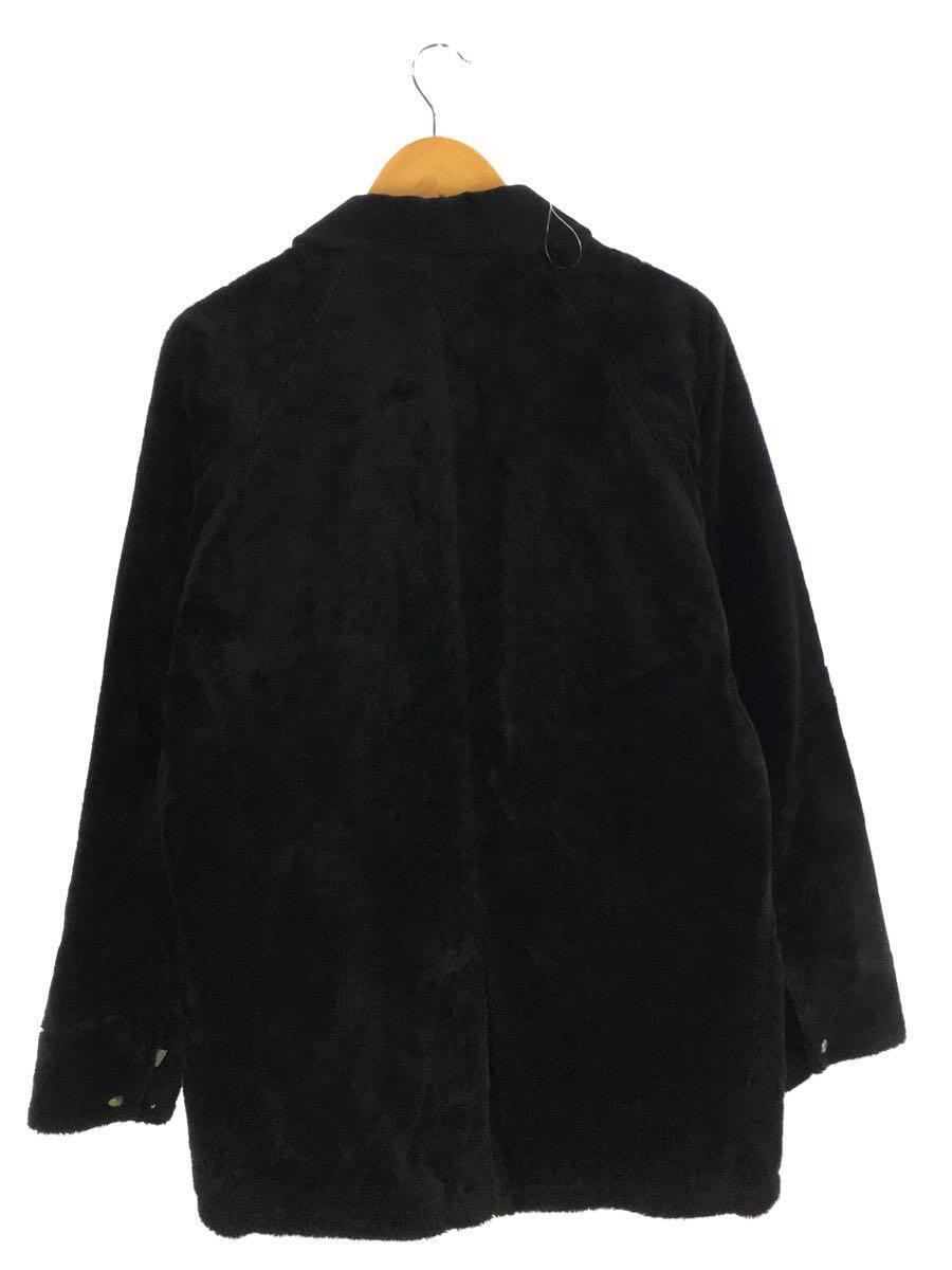 UNITED ARROWS & SONS◆FAKE FUR RND COVERALL/カバーオール/XL/ポリエステル/BLK/5525-699-0475_画像2