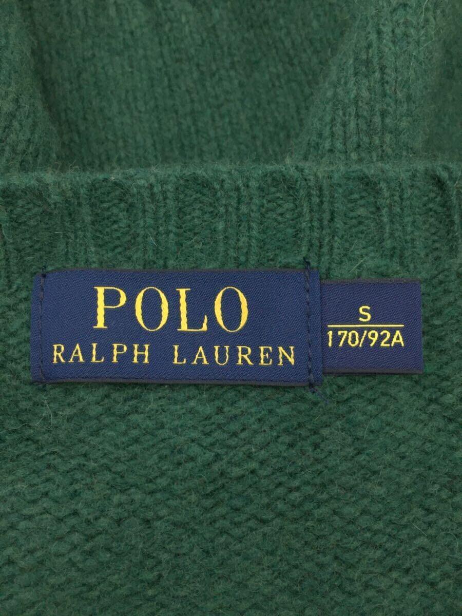 POLO RALPH LAUREN◆セーター(厚手)/S/ウール/GRN/1813477GH_画像3
