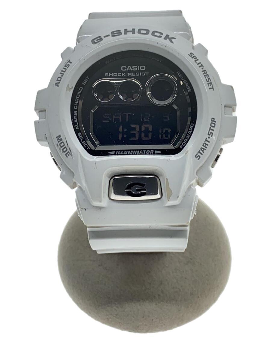 CASIO◆クォーツ腕時計・G-SHOCK/デジタル/WHT_画像1