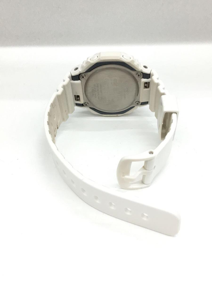 CASIO◆クォーツ腕時計_G-SHOCK/デジアナ/ラバー/WHT/WHT/GMA-S2100-7AJ_画像4