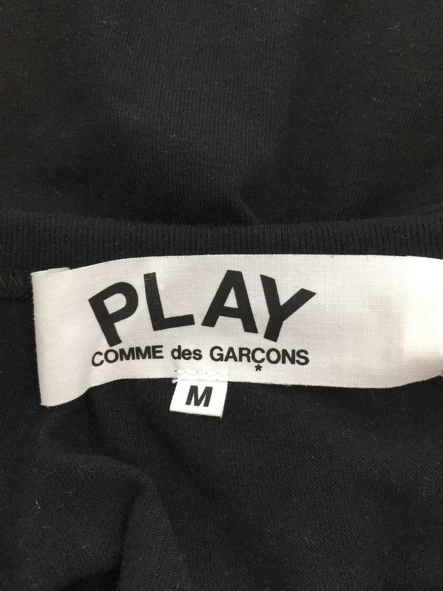 PLAY COMME des GARCONS◆SMALL LOGO TEE/ハートロゴ/Tシャツ/M/コットン/BLK/AD2022/1/AZ-T108_画像3