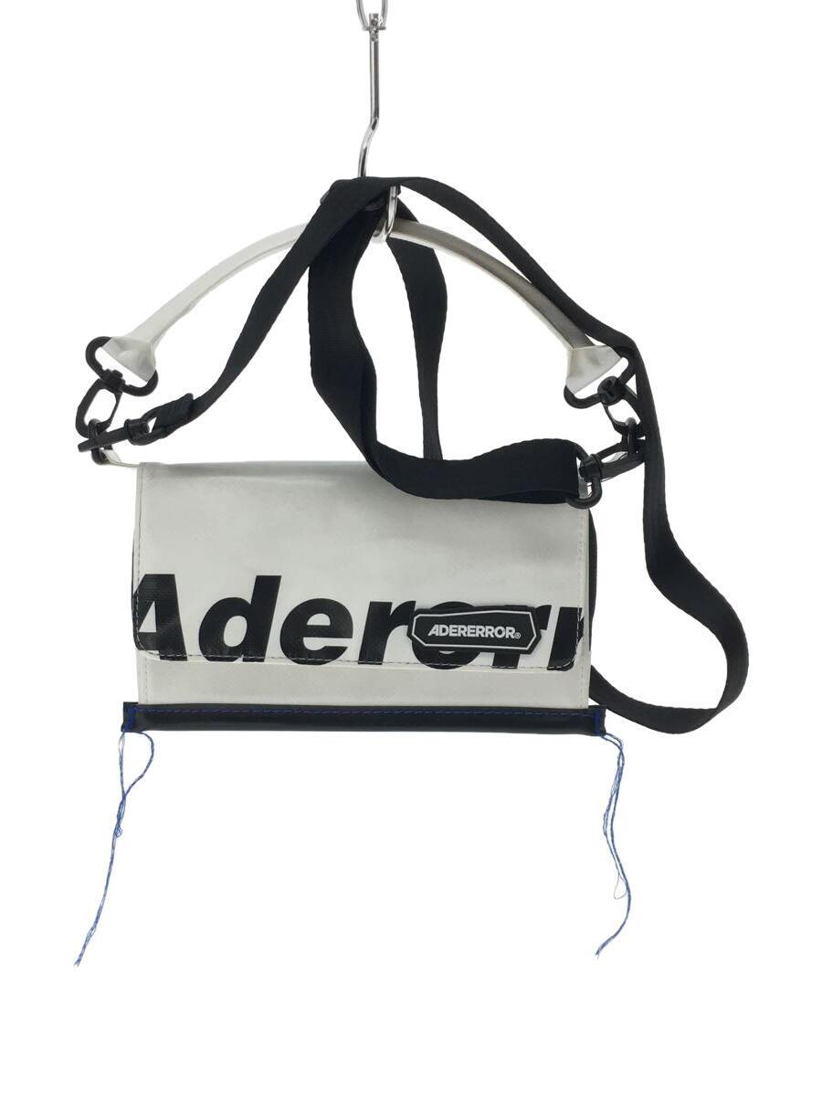 ADER ERROR◆ショルダーバッグ/-/WHT/無地