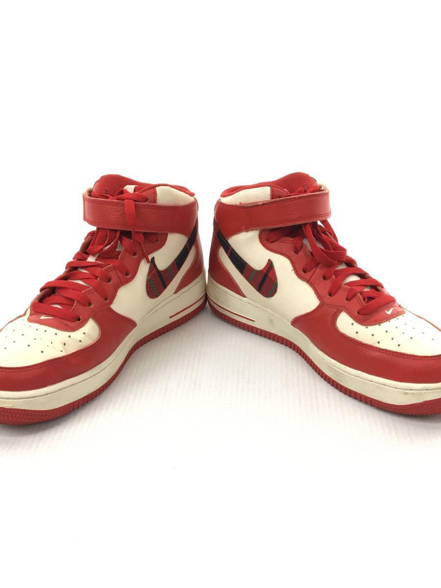 NIKE◆AIR FORCE 1 MID 07 LX_エア フォース 1 MID 07 LX/US9.5/RED/レザー_画像7