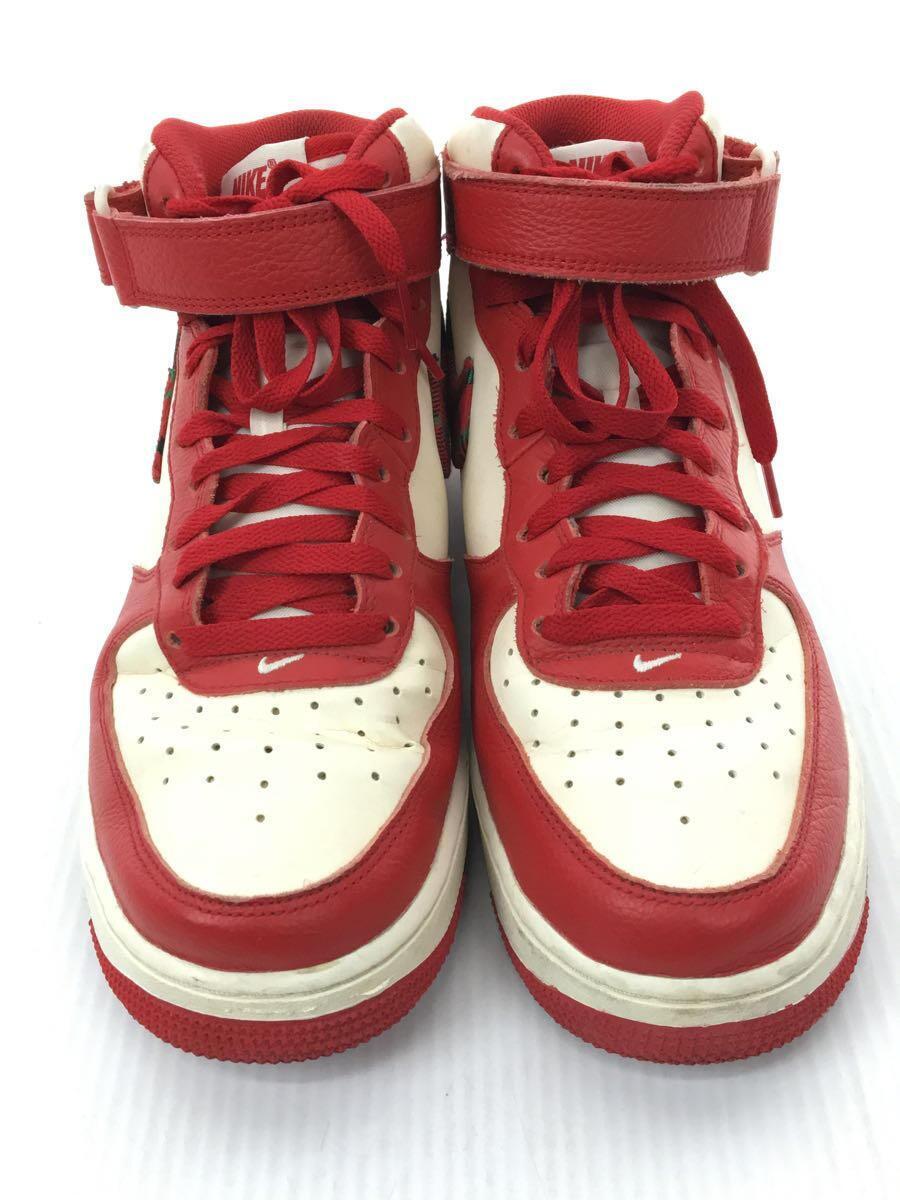 NIKE◆AIR FORCE 1 MID 07 LX_エア フォース 1 MID 07 LX/US9.5/RED/レザー_画像8