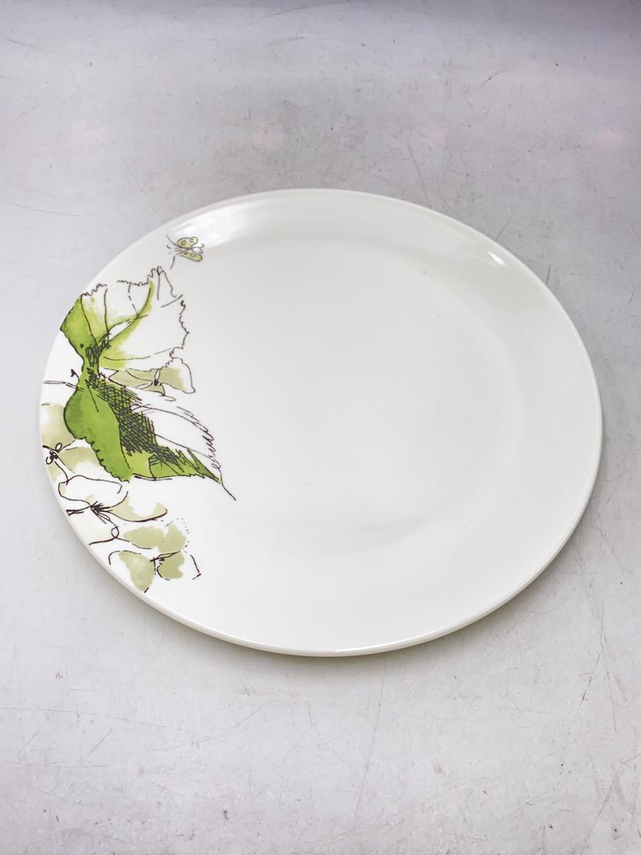 WEDGWOOD◆プレート/2点セット/WHT/VERA WANG Floral Leaf_画像3