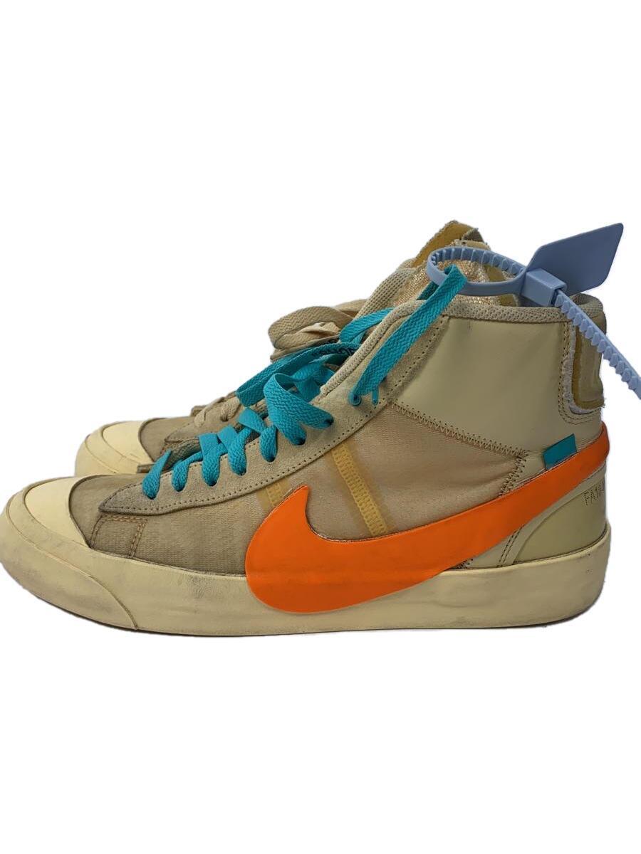 NIKE◆THE 10 : BLAZER MID/ブレーザーミッド/イエロー/AA3832-700/27cm/YLW