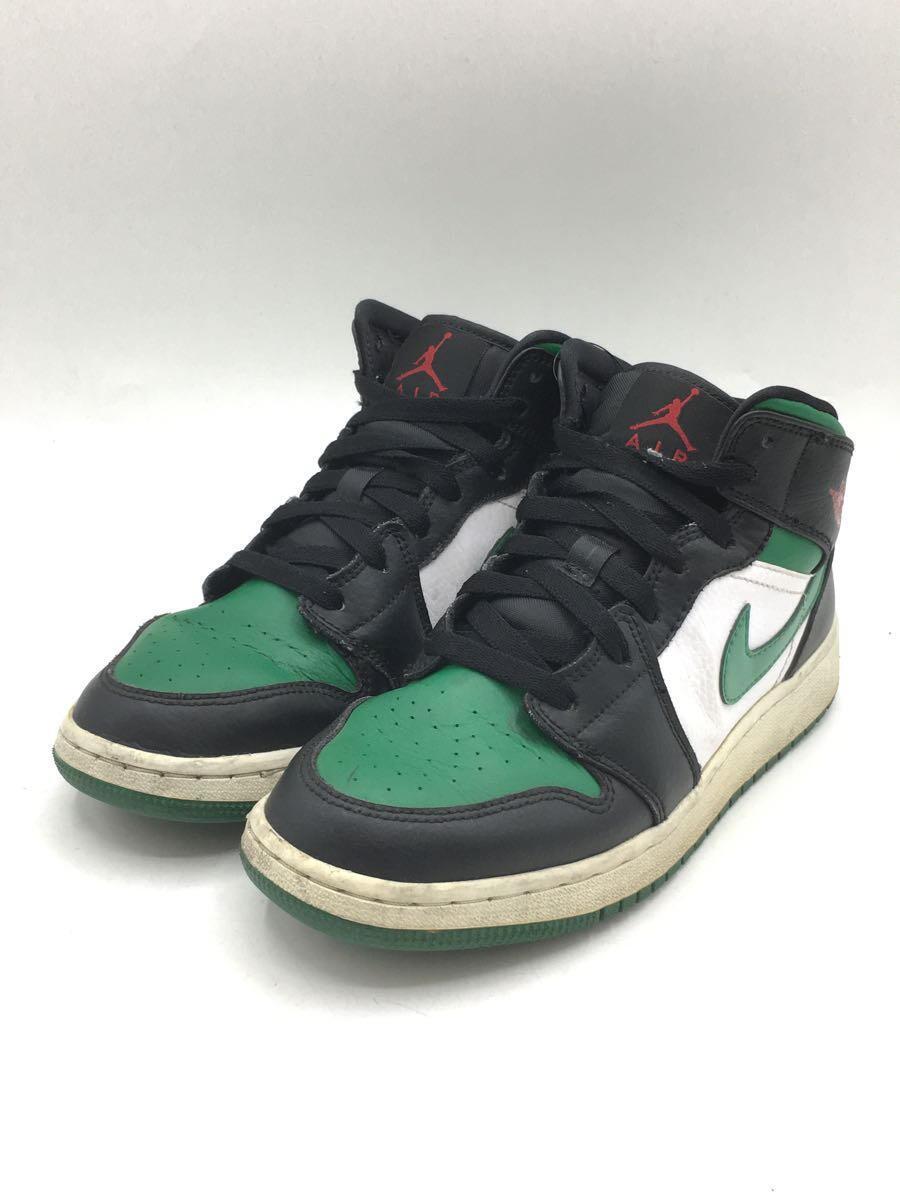 NIKE◆AIR JORDAN 1 MID GS_エアジョーダン 1 ミッド GS/23.5cm/GRN_画像2