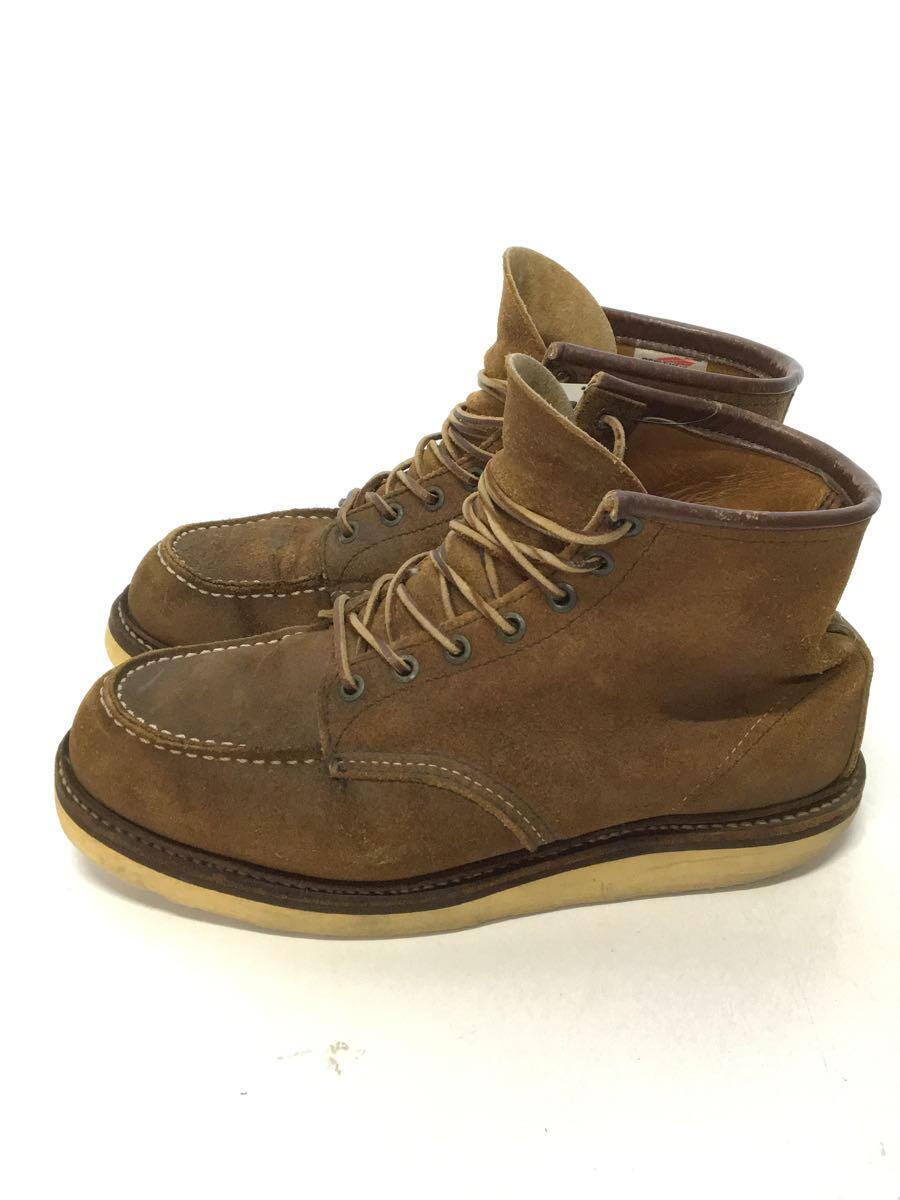 RED WING◆レースアップブーツ/US9/ブラウン/スウェード/1903