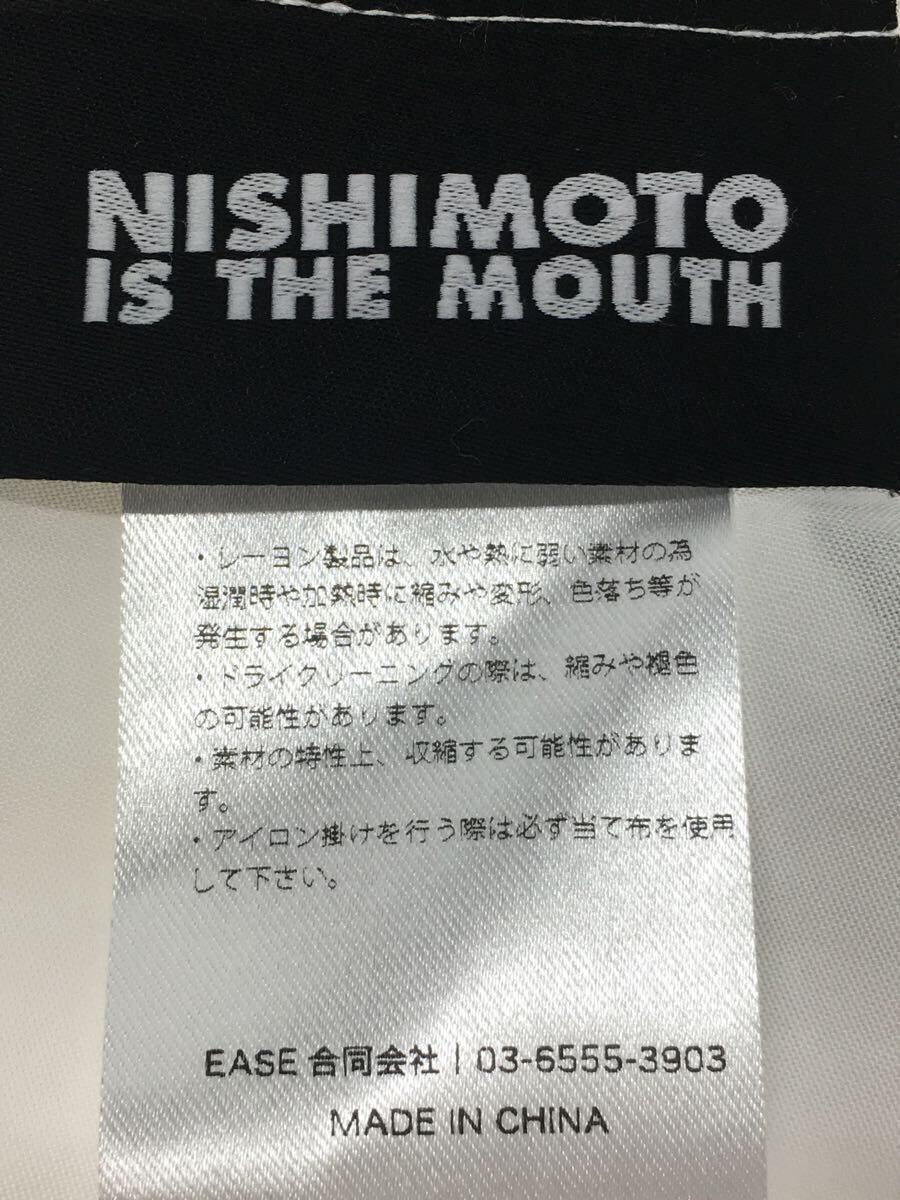 NISHIMOTO IS THE MOUTH/半袖シャツ/L/レーヨン/ホワイト/総柄_画像3