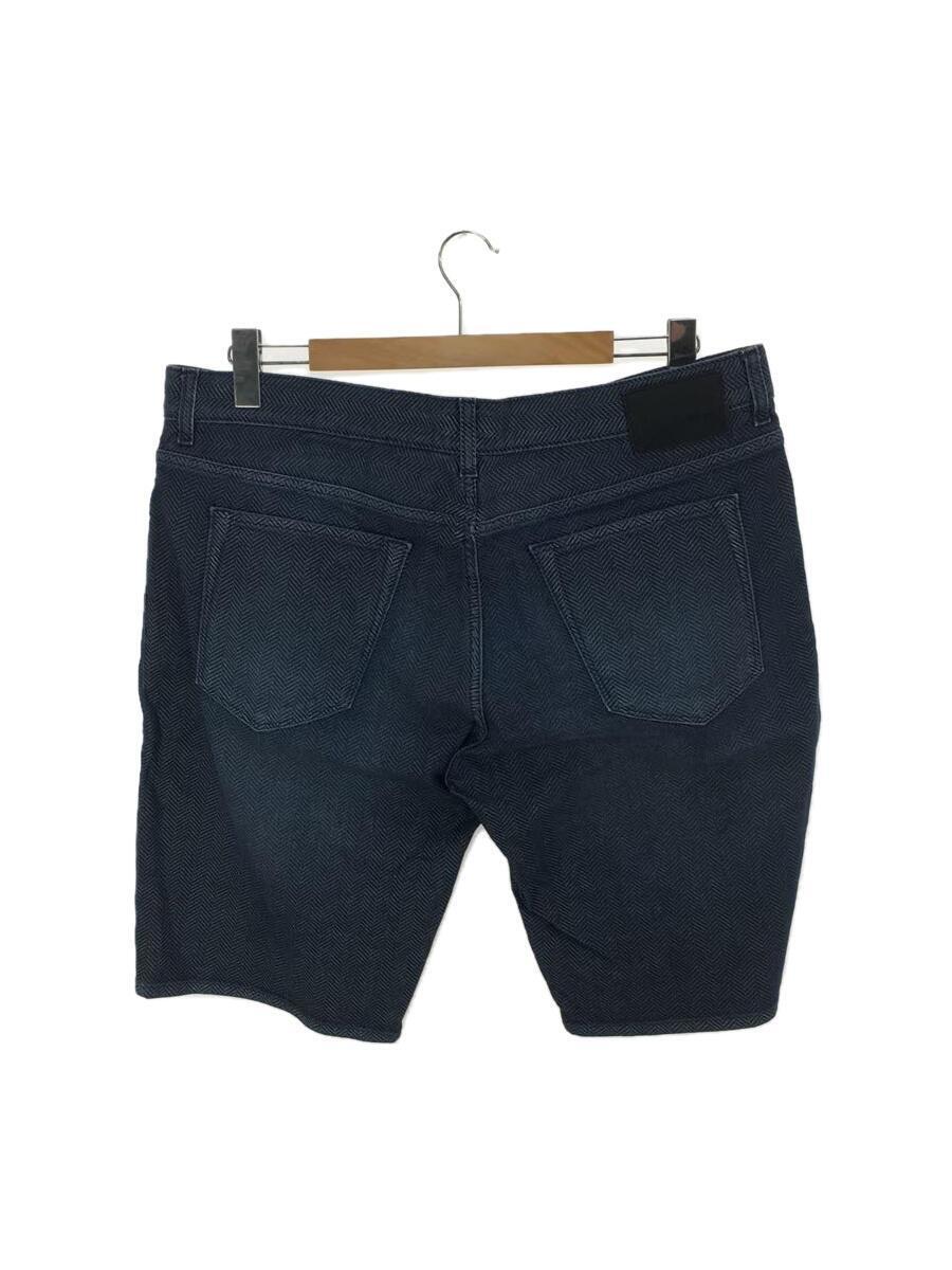 HUGO BOSS◆ショートパンツ/38/コットン/インディゴ/ヘリンボーン/maine-shorts_画像2