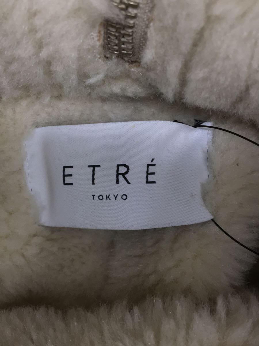 ETRE TOKYO◆エコムートンクロップドジャケット/-/-/WHT_画像3