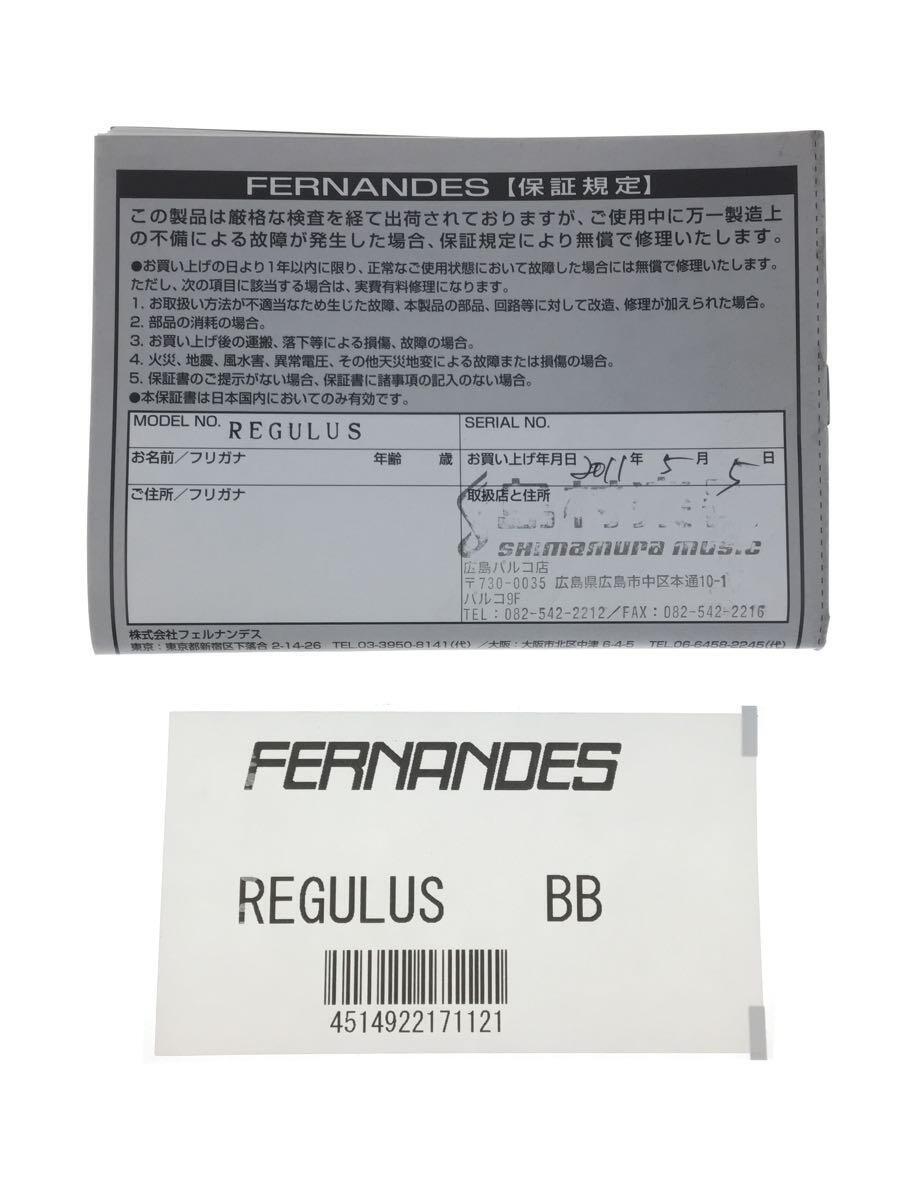 FERNANDES◆Regulus/2010s/Ka-yuシグニチュア/純正ソフトケース付/本体重量約3.5kg_画像7