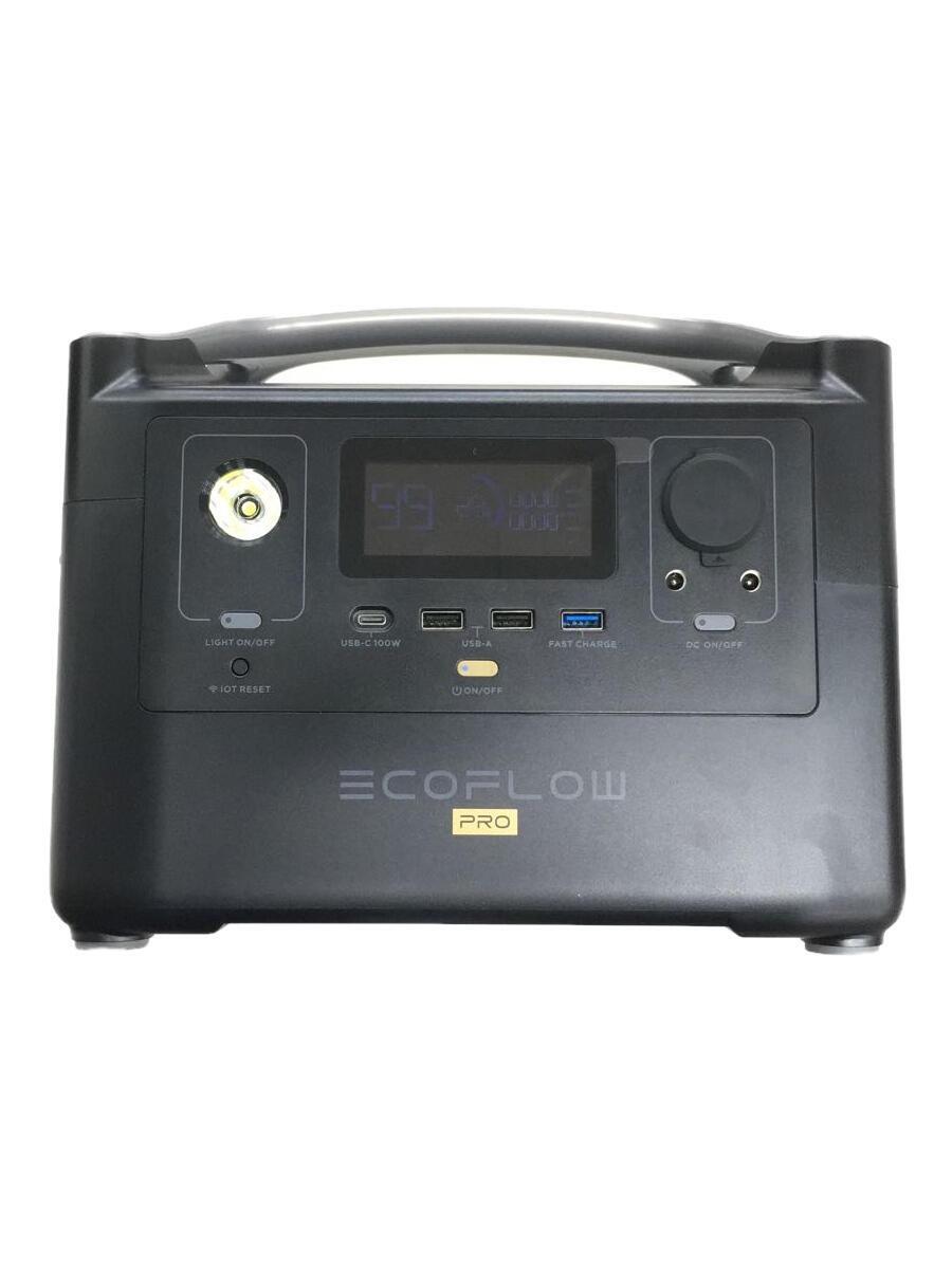 ECOFLOW/RIVER Pro 720Wh/キャンプ用品/ポータブル電源/バッテリー/BLK_画像1