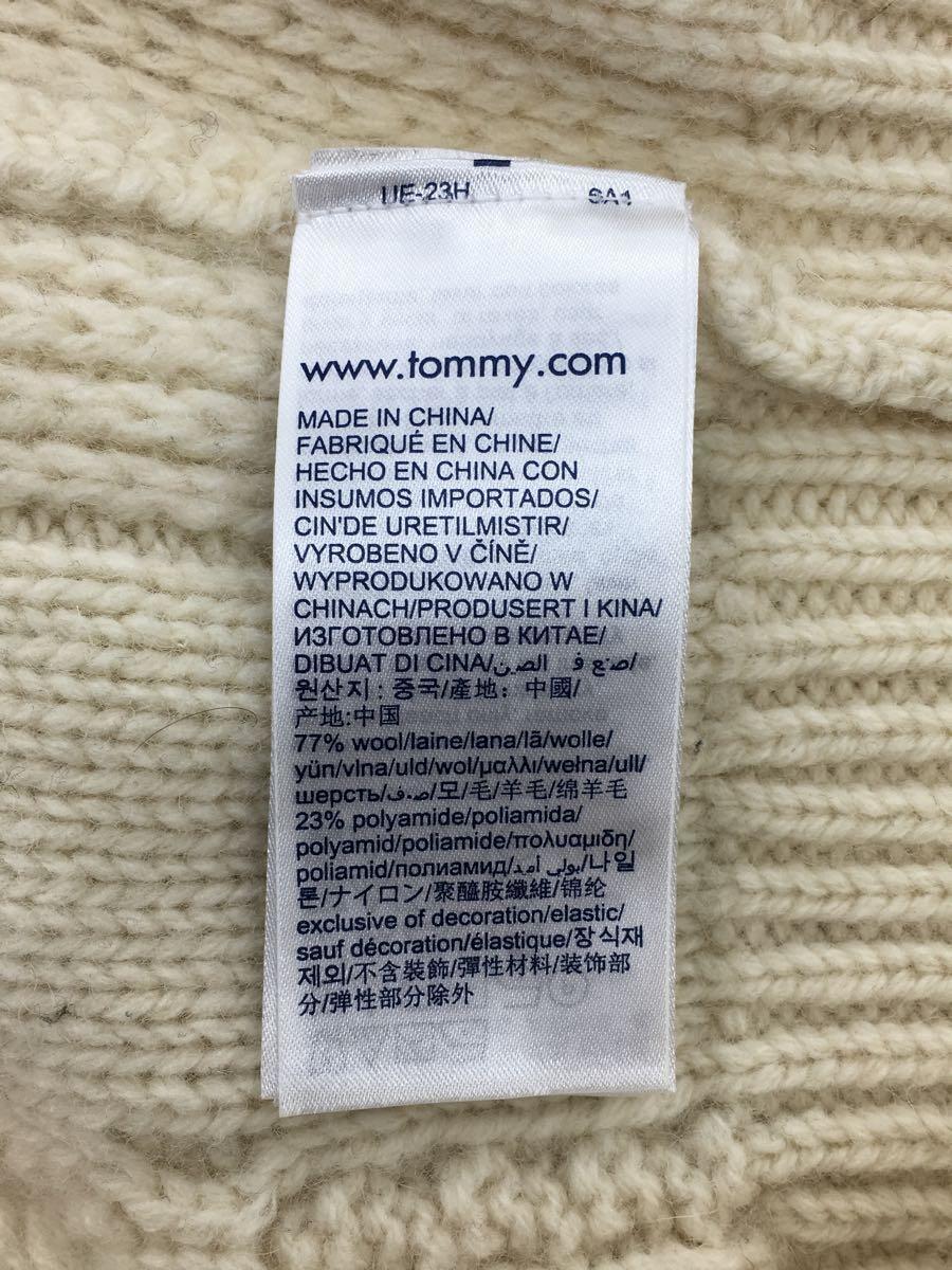 TOMMY HILFIGER◆セーター(厚手)/XL/ウール/BEG_画像4