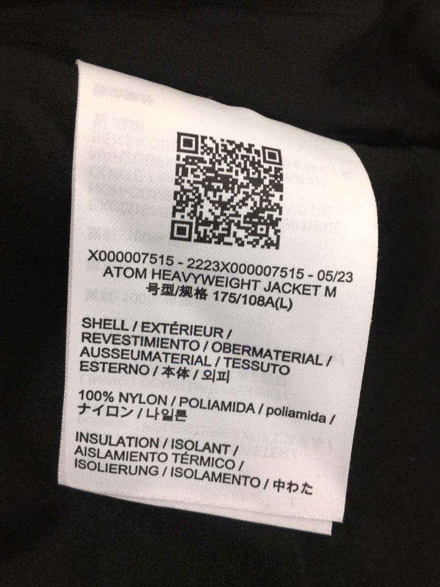 ARC’TERYX◆ジャケット/L/ナイロン/BLK/無地/X000007515/ATOM HEAVYWEIGHT JACKET_画像4