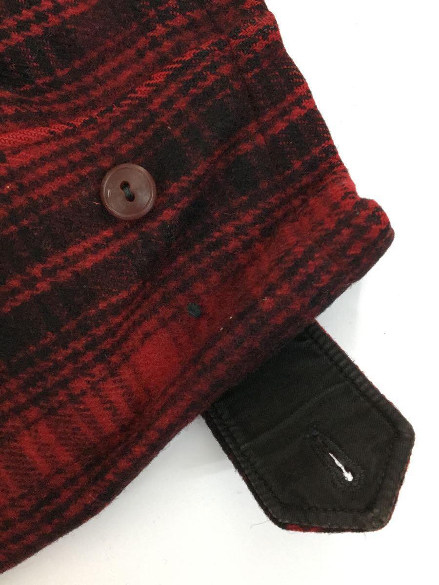 Woolrich◆ジャケット/-/ウール/RED/チェック/50sマッキーノジャケット/オンブレ_画像5