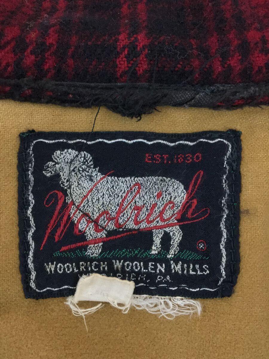 Woolrich◆ジャケット/-/ウール/RED/チェック/50sマッキーノジャケット/オンブレ_画像3