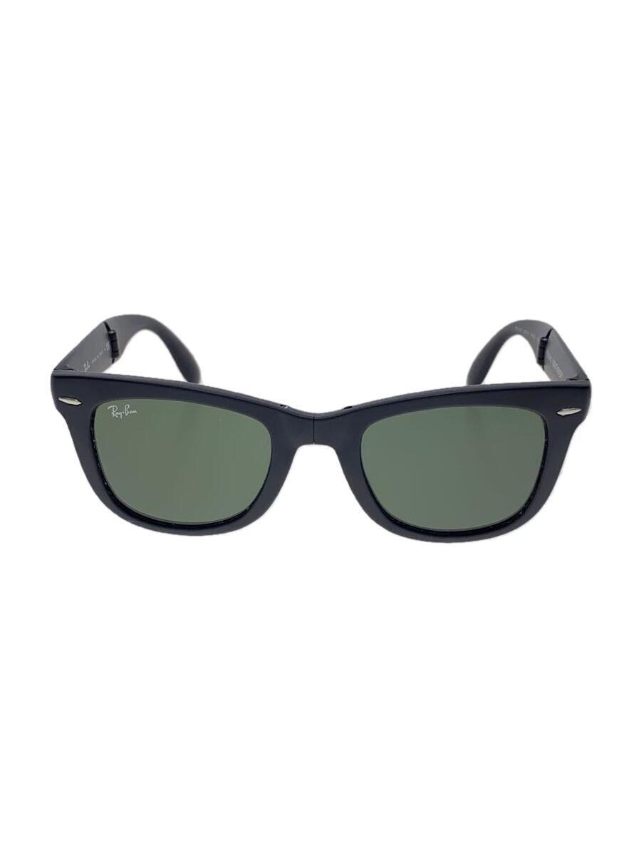 Ray-Ban◆サングラス/ウェリントン/セルロイド/BLK/GRY/メンズ/rb4105