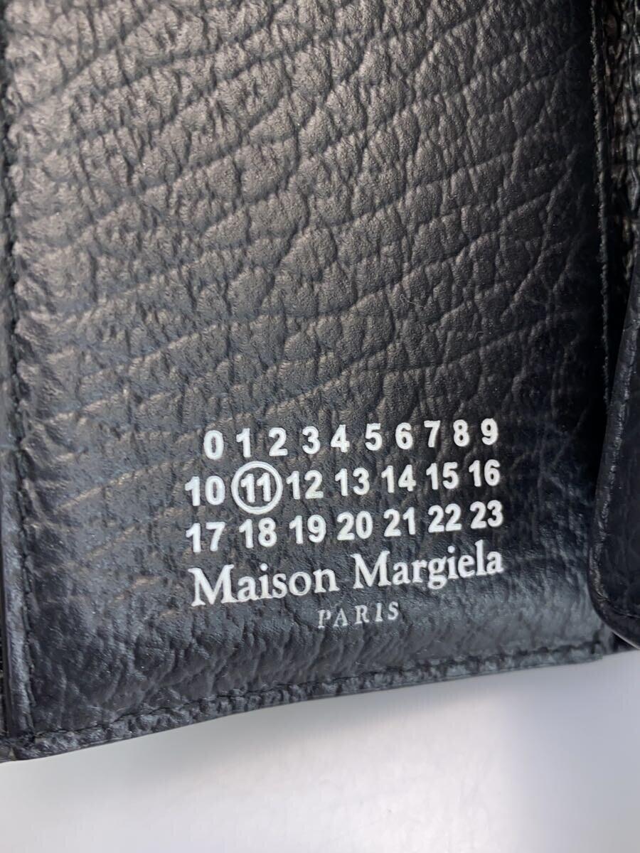 Maison Margiela◆メゾンマルジェラ/3つ折り財布/レザー/BLK/無地/メンズ/SA3UI0010_画像3