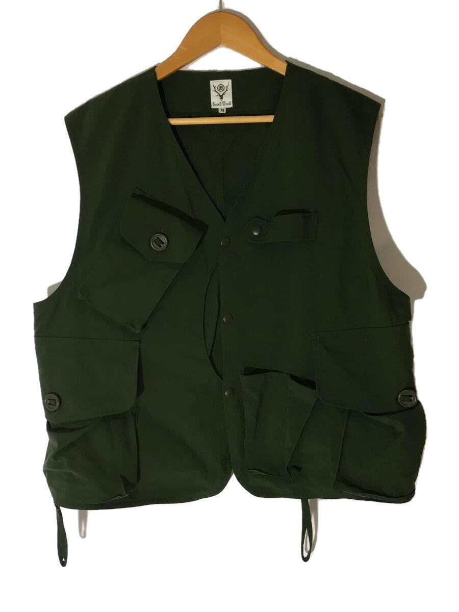 South2 West8(S2W8)◆Tenkara Vest-Wax Coating/ベスト/M/コットン/GRN/MR694