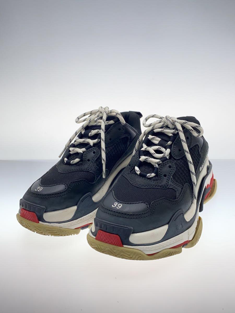 BALENCIAGA◆TRIPLE S/ローカットスニーカー/26cm/BLK/533882_画像2