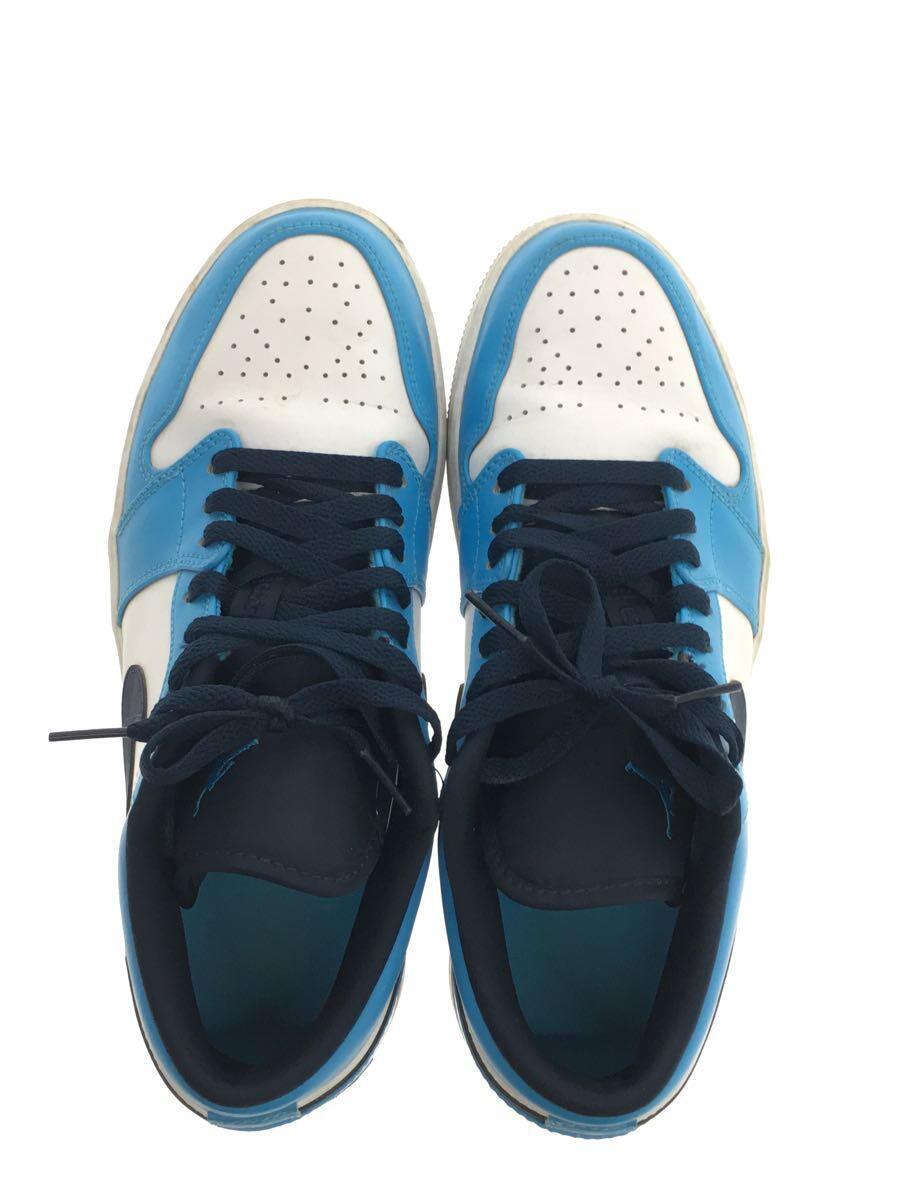 NIKE◆AIR JORDAN 1 LOW_エアジョーダン 1 ロー/27.5cm/BLU/553558-144_画像3