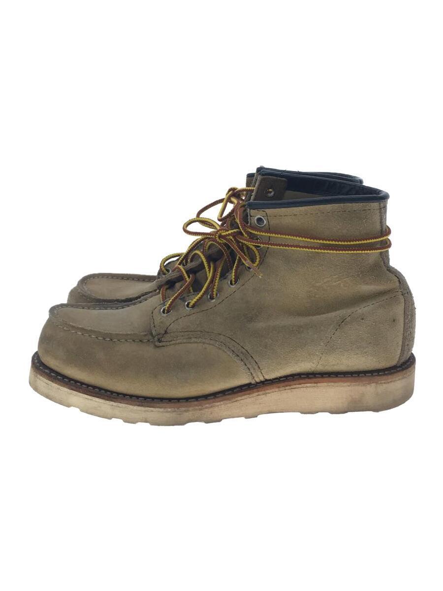 RED WING◆ブーツ/US7.5/BEG/8173