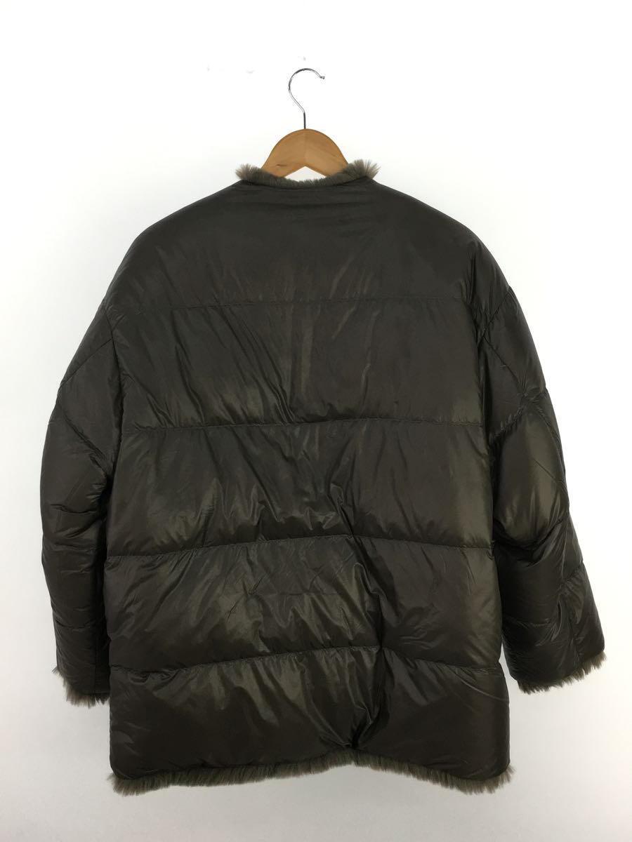 MONCLER◆ダウンジャケット/0/ナイロン/グレー/無地/G209K1A00006 M1195/リバーシブル/21AW_画像2