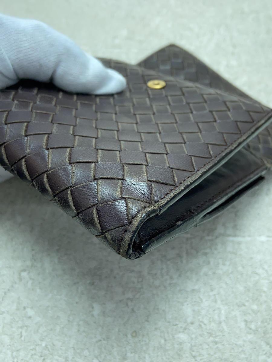 BOTTEGA VENETA◆2つ折り財布/レザー/BRW/メンズ/163240 V0013 2040_画像7