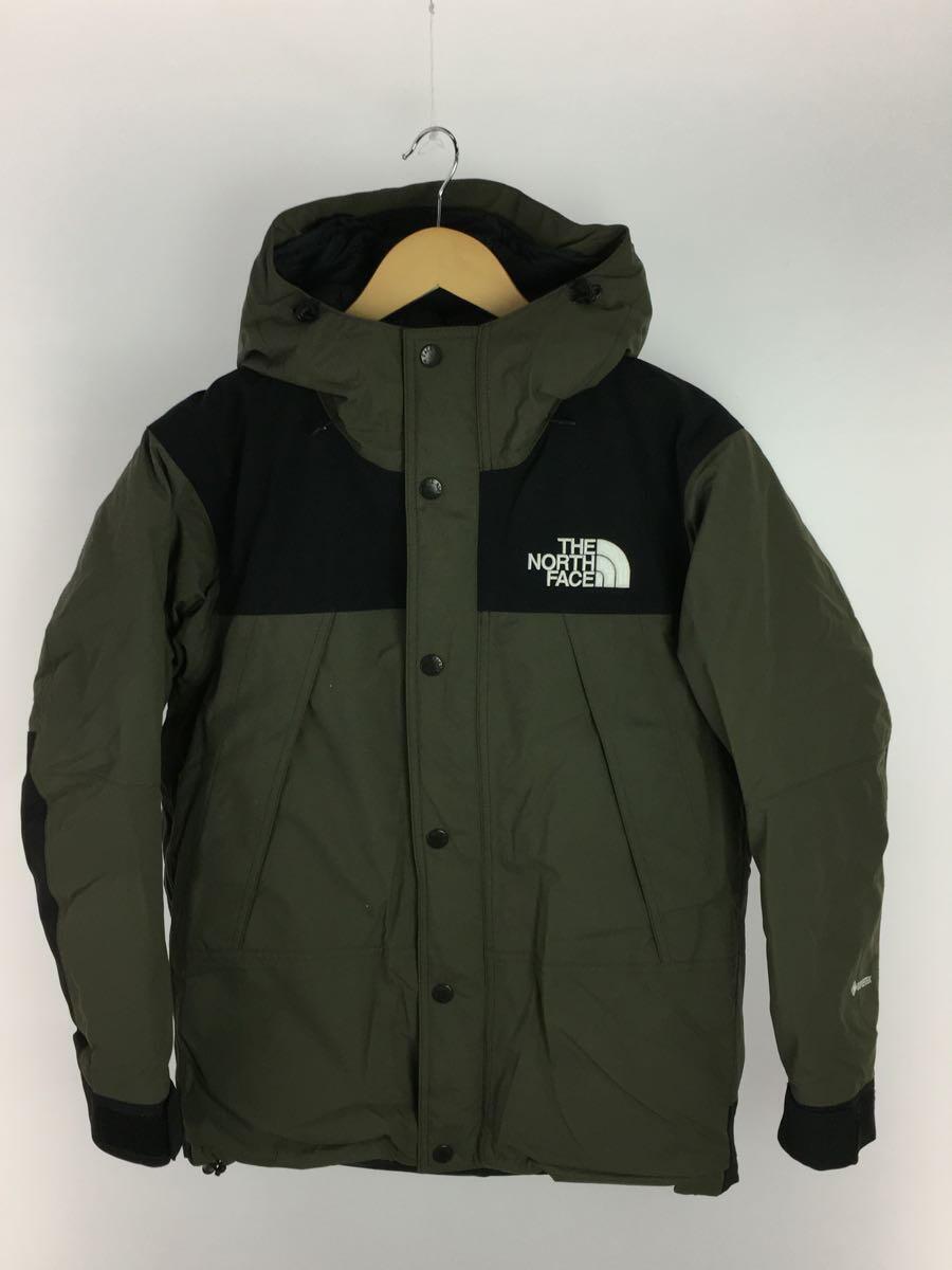 THE NORTH FACE◆Mountain Down Jacket/ダウンジャケット/XS/ナイロン/カーキ(NT)/ND91930