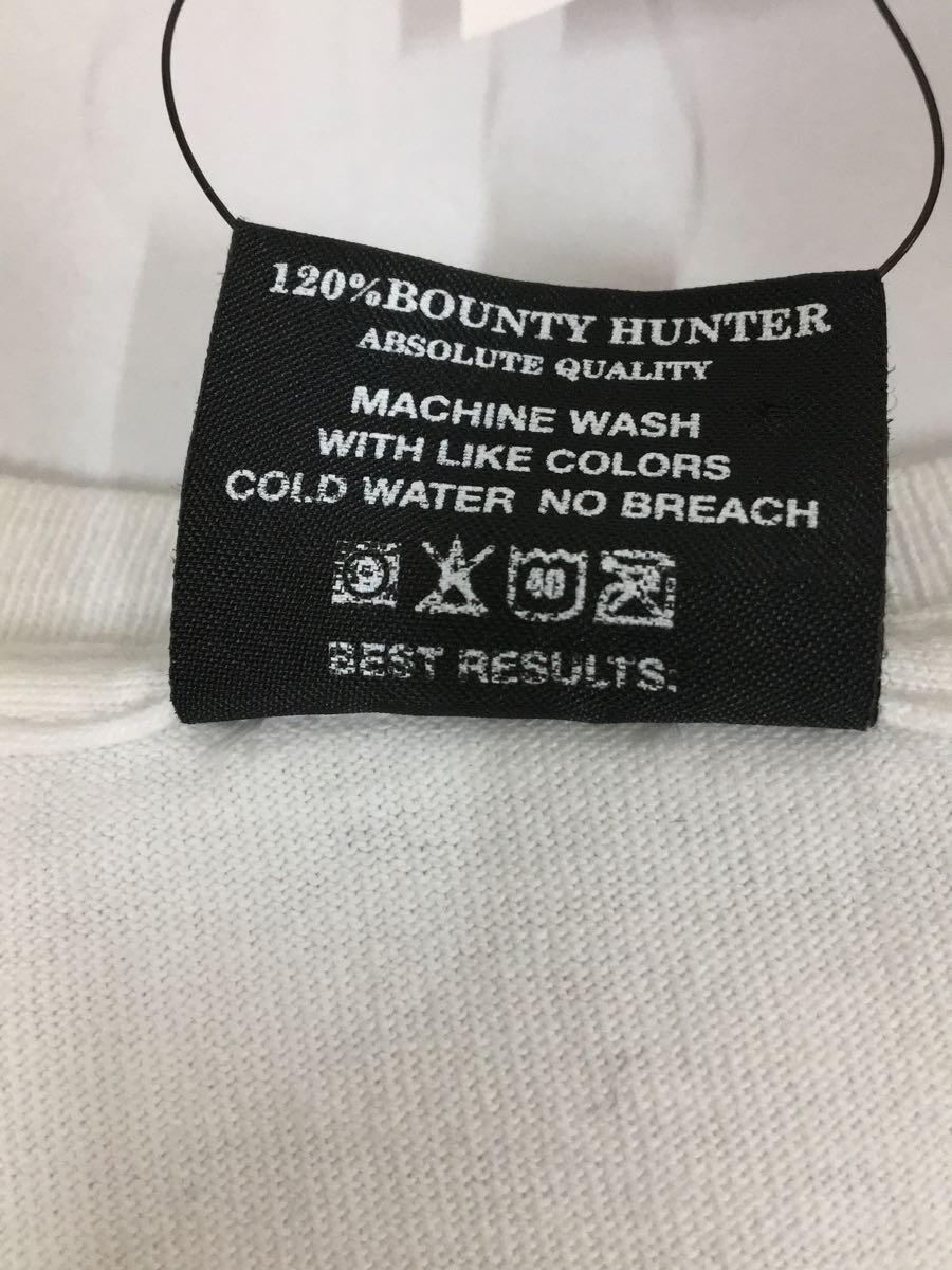 BOUNTY HUNTER◆長袖Tシャツ/L/コットン/WHT_画像4