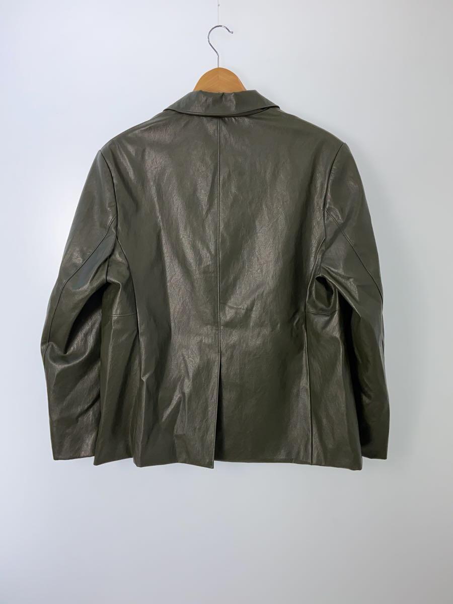 OHOTORO◆レザージャケット・ブルゾン/レザー/KHK/Newyork Leather Jacket_画像2
