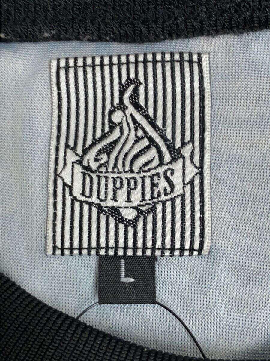 50DUPPIES◆トップス/L/ポリエステル/BLK/カモフラ_画像3