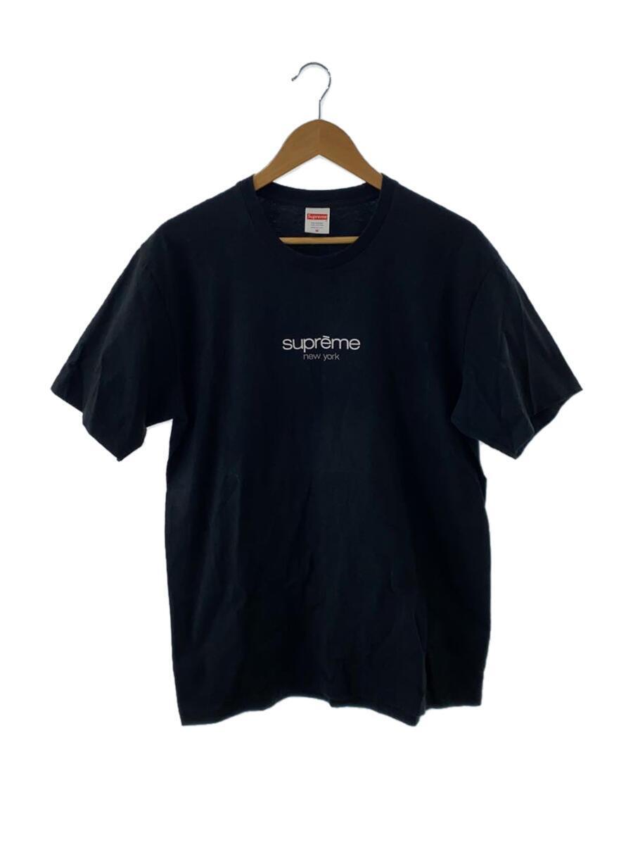 Supreme◆Classic Logo Tee/Tシャツ/M/コットン/BLK/プリント