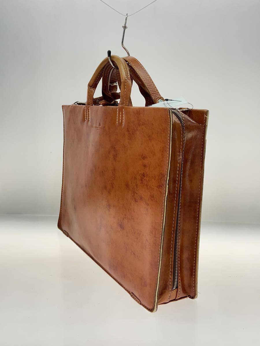 DEUX MONCX*2WAY/ handbag / briefcase / leather /BRW