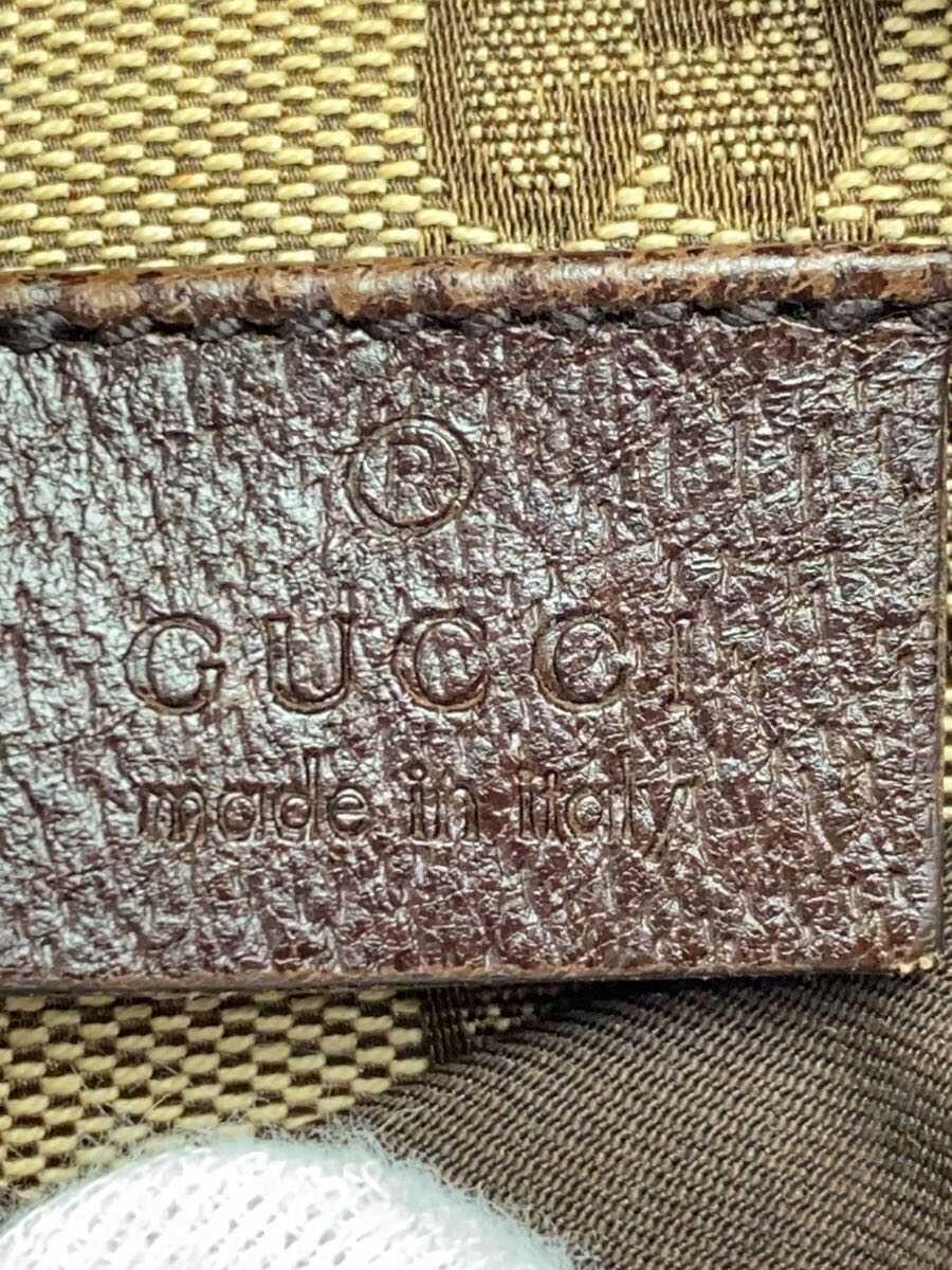 GUCCI◆ウエストバッグ_GGキャンバス/キャンバス/BRW_画像5