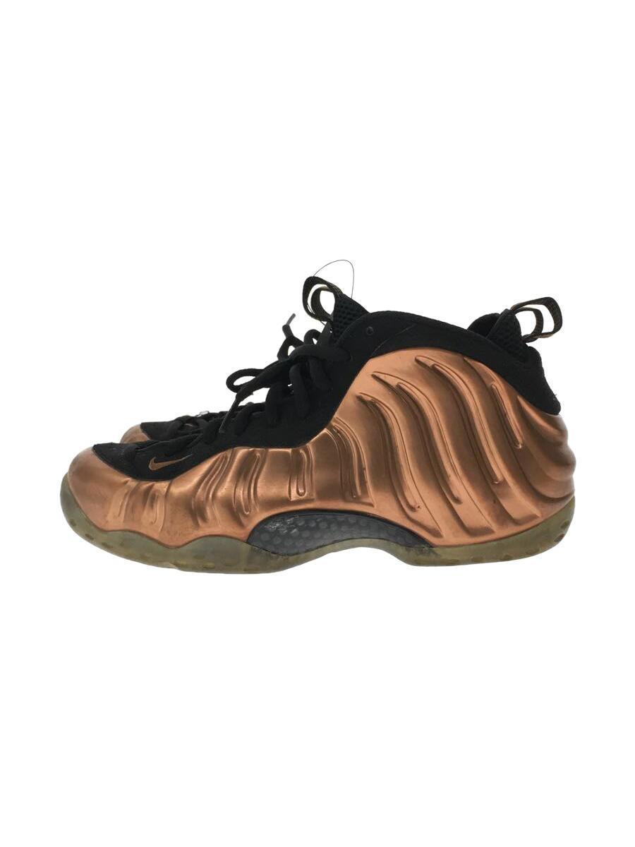 NIKE◆AIR FOAMPOSITE ONE/エアフォームポジットワン/ゴールド/314996-007/US9/GLD_画像1