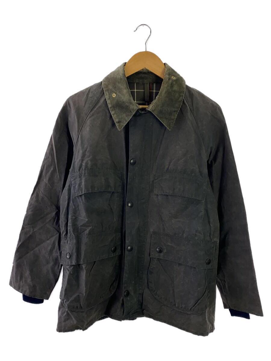 Barbour◆90s/BEDALE/ビデイル/3ワラント/ジャケット/97cm/38in/コットン/グレー_画像1