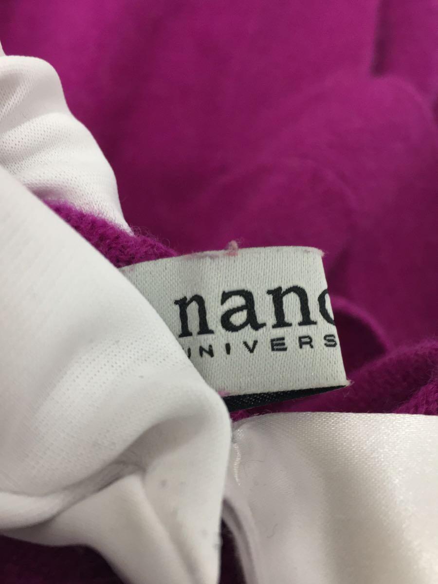 nano universe◆セーター(薄手)/36/カシミア/パープル/無地/NL82KNT011MC/ナノユニバース_画像3