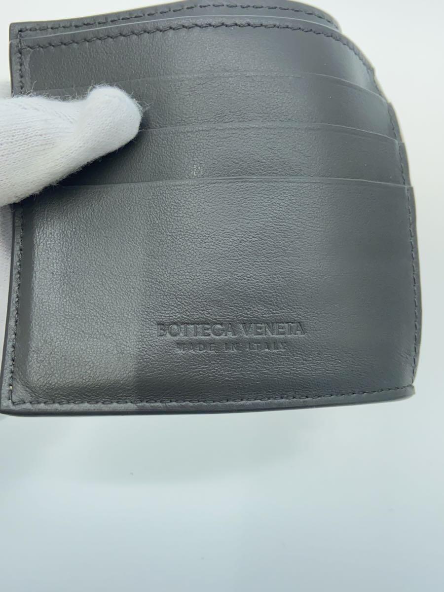 購入大特価 BOTTEGA VENETA◆2つ折り財布/-/GRY/レディース