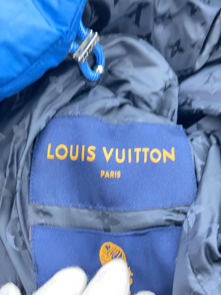 LOUIS VUITTON◆21SS/裏地モノグラム/ダウンジャケット/50/ナイロン/BLU/HFB40WGHK_画像3