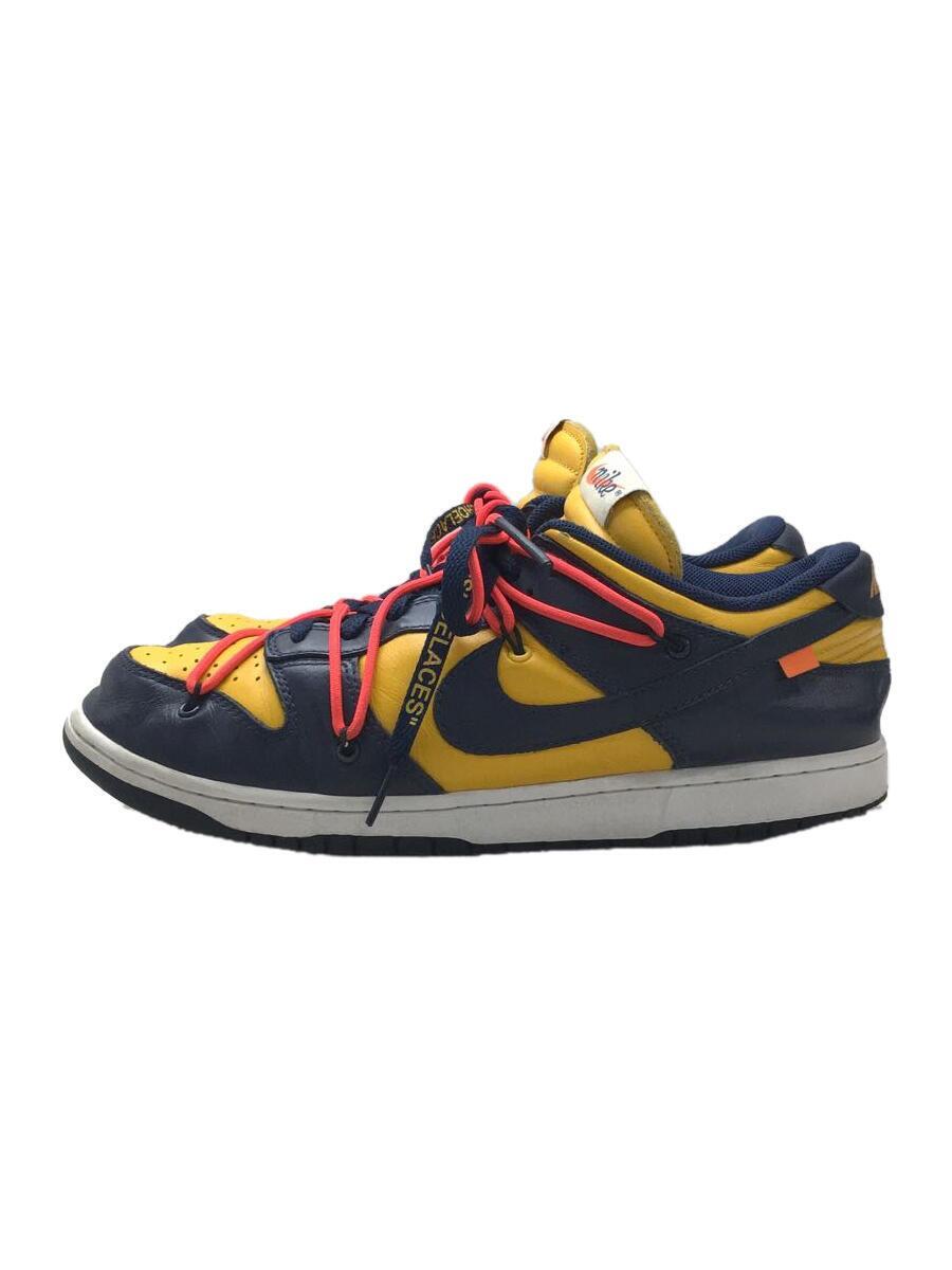 NIKE◆NIKE DUNK LOW LTHR/OW/29cm/YLW/CT0856-700