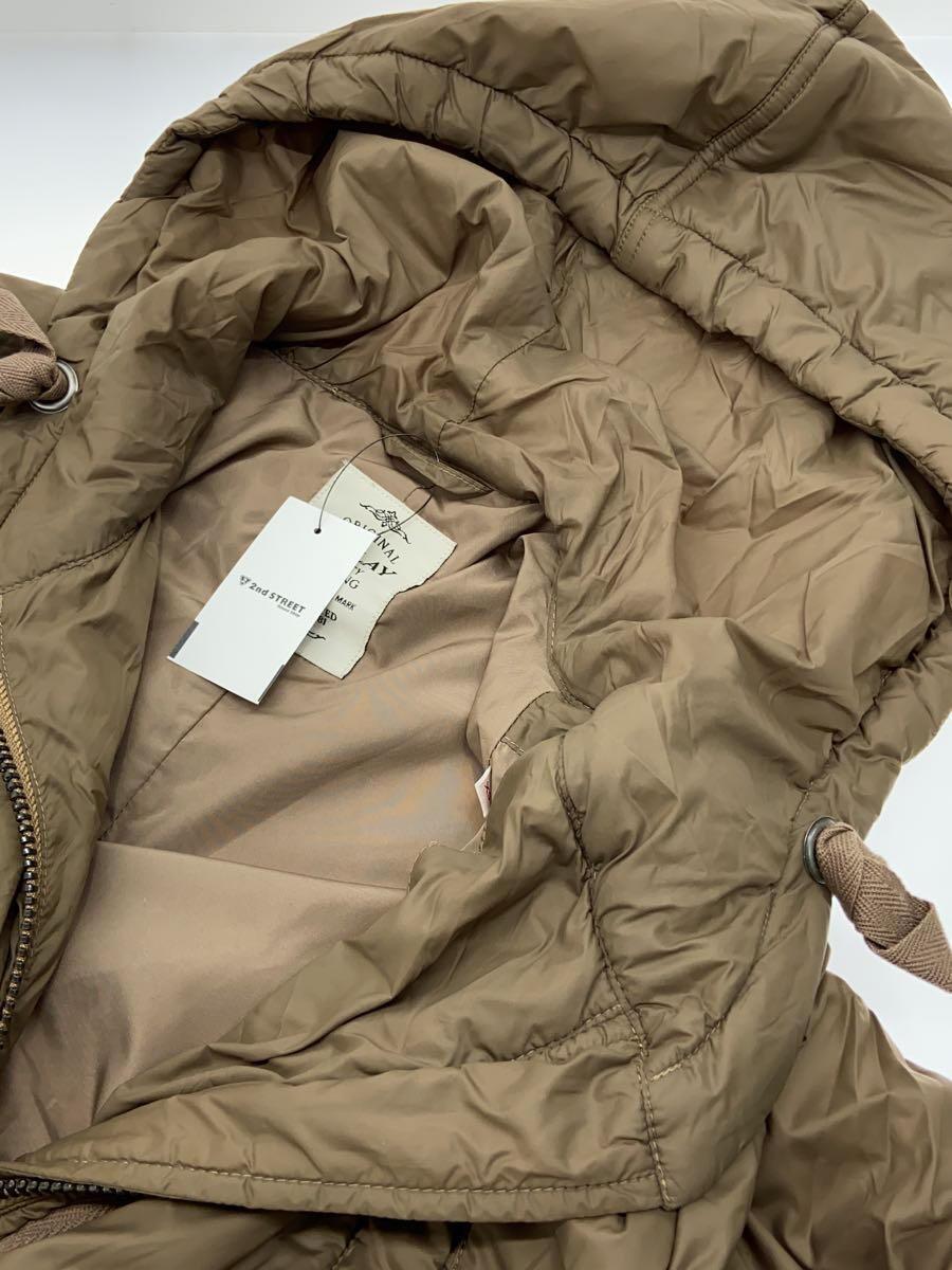 REPLAY* down jacket /XS/ polyester / beige /f-teto/ long / draw code / designer s